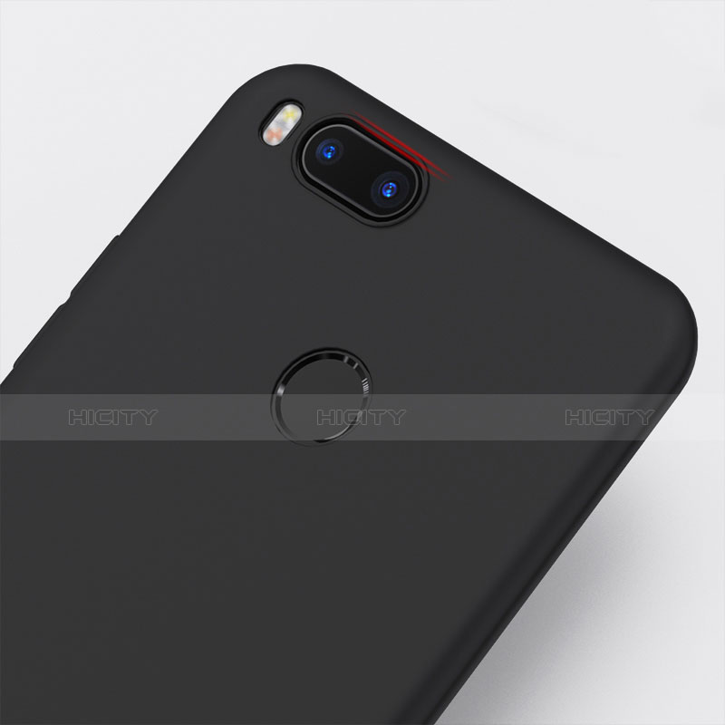 Funda Silicona Goma para Xiaomi Mi A1 Negro