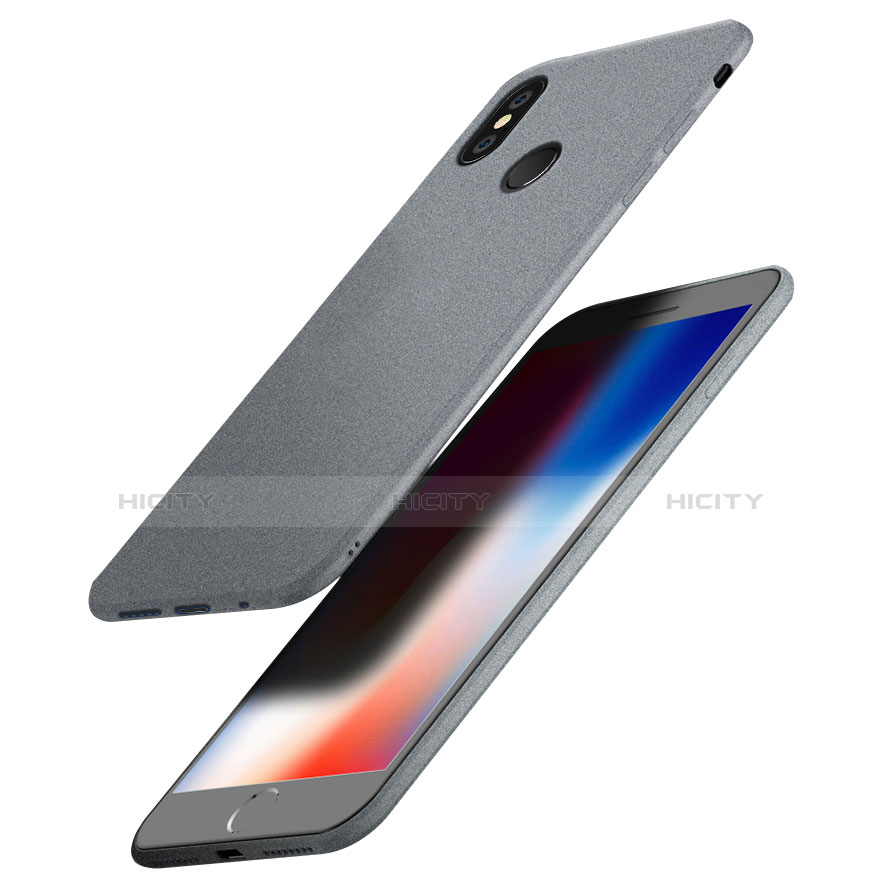 Funda Silicona Goma para Xiaomi Redmi Note 5 Pro Gris