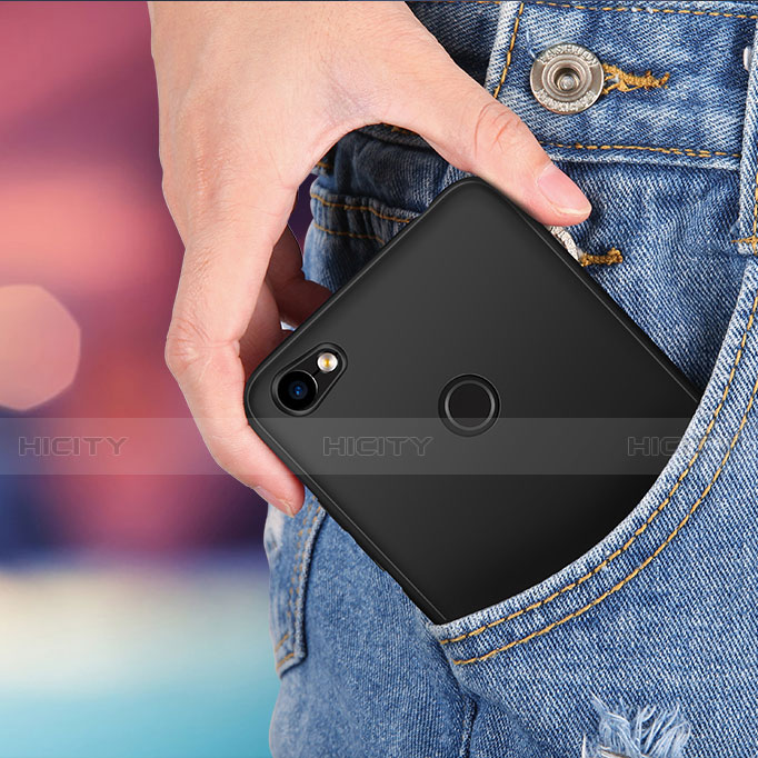 Funda Silicona Goma para Xiaomi Redmi Note 5A Pro Negro