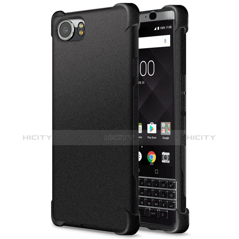 Funda Silicona Goma TPU para Blackberry KEYone Negro