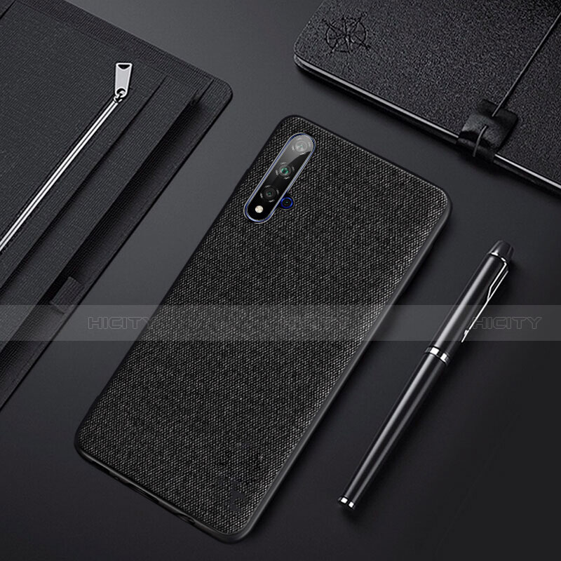 Funda Silicona Goma TPU para Huawei Nova 5T Negro