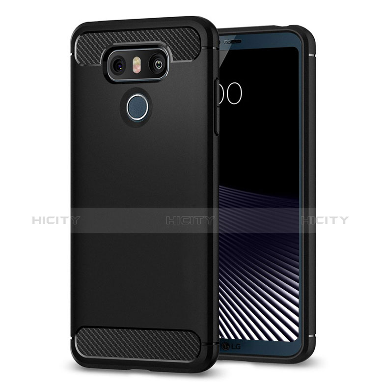 Funda Silicona Goma TPU para LG G6 Negro