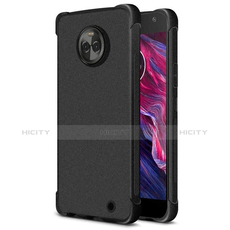 Funda Silicona Goma TPU para Motorola Moto X4 Negro