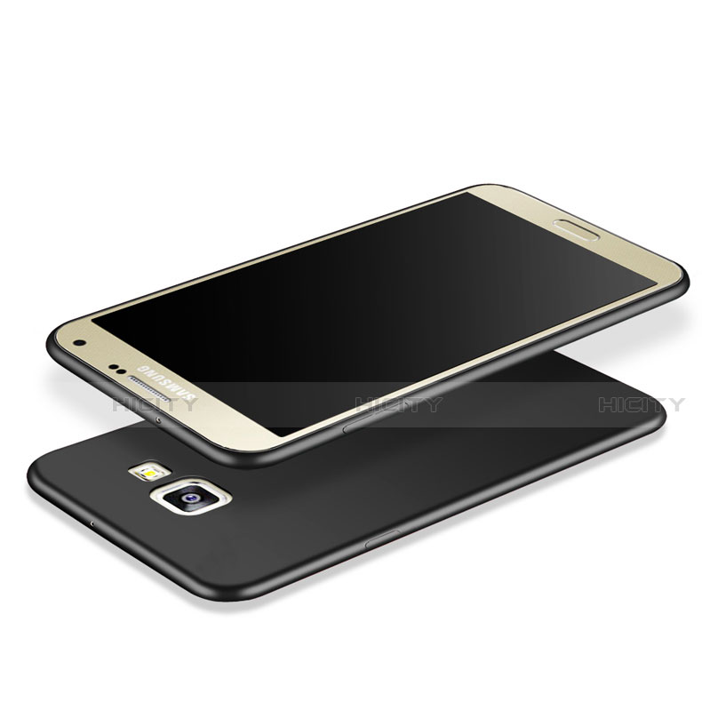 Funda Silicona Goma TPU para Samsung Galaxy J7 Prime Negro