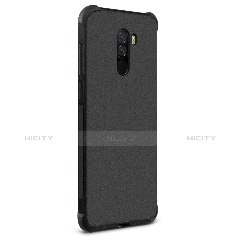 Funda Silicona Goma TPU para Xiaomi Pocophone F1 Negro