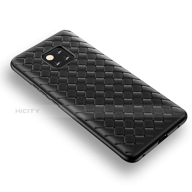 Funda Silicona Goma Twill B02 para Huawei Mate 20 Pro Negro