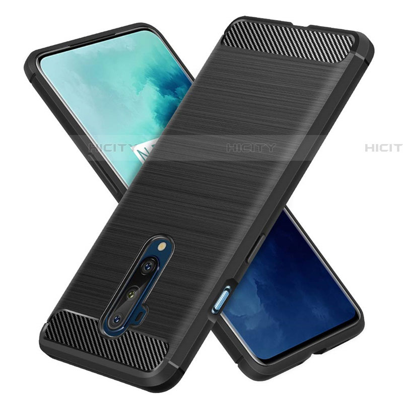 Funda Silicona Goma Twill B02 para OnePlus 7T Pro Negro