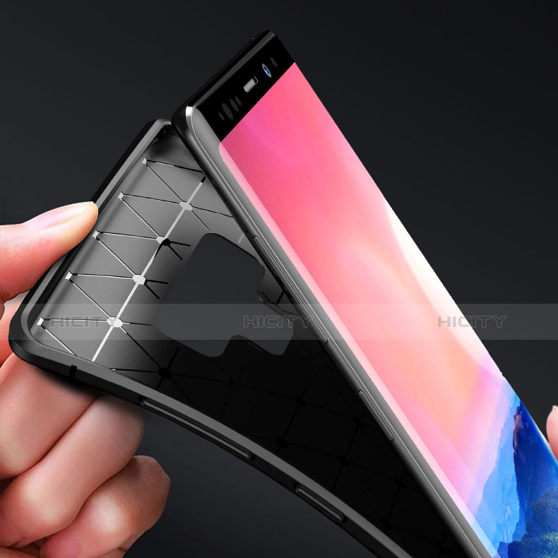Funda Silicona Goma Twill B02 para Samsung Galaxy Note 9 Negro
