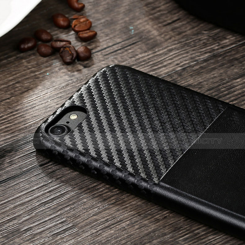 Funda Silicona Goma Twill B05 para Apple iPhone 8 Negro