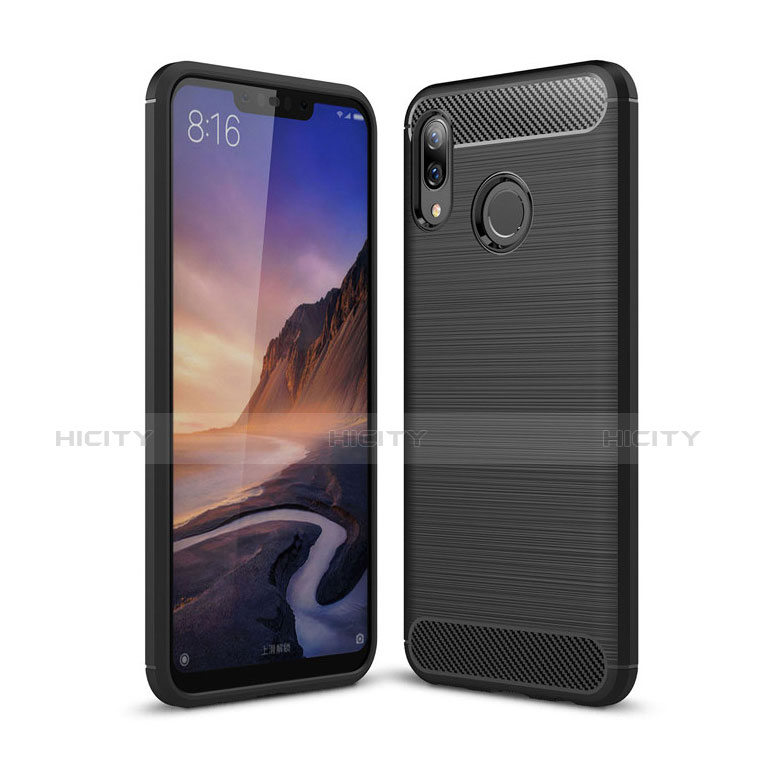 Funda Silicona Goma Twill para Huawei Nova 3i Negro