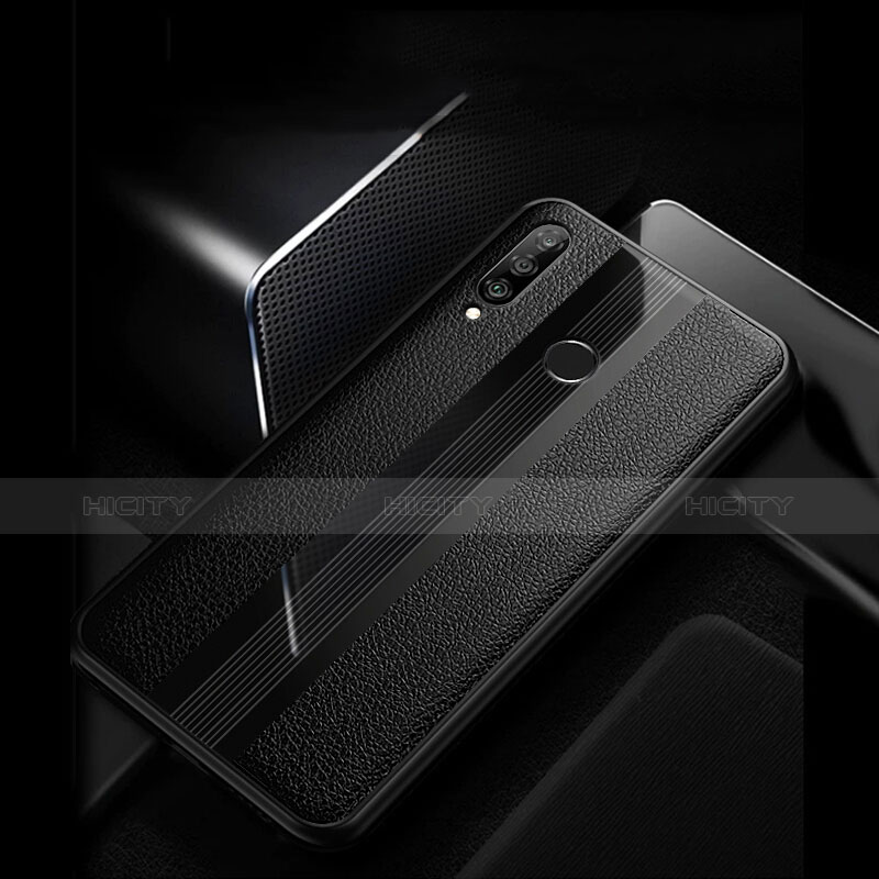 Funda Silicona Goma Twill para Huawei P30 Lite New Edition Negro