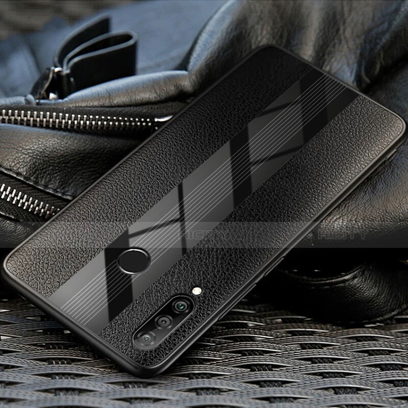 Funda Silicona Goma Twill para Huawei P30 Lite New Edition Negro