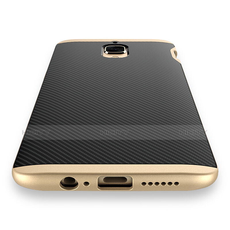 Funda Silicona Goma Twill para OnePlus 3T Oro