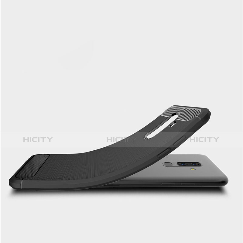 Funda Silicona Goma Twill para Samsung Galaxy A9 Star Lite Negro