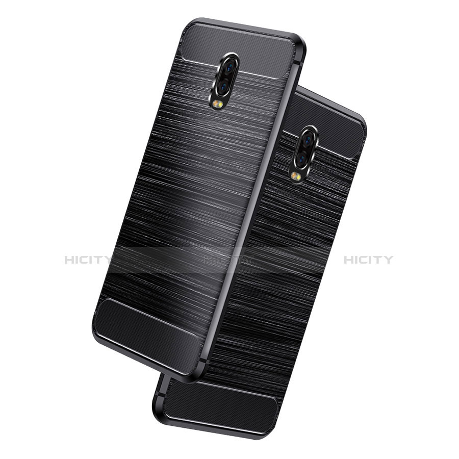 Funda Silicona Goma Twill para Samsung Galaxy C8 C710F Negro