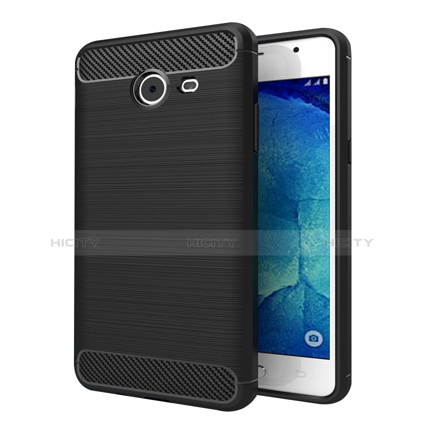 Funda Silicona Goma Twill para Samsung Galaxy J5 (2017) Version Americaine Negro