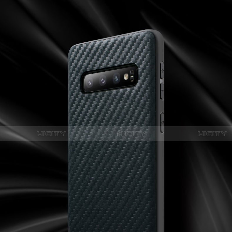 Funda Silicona Goma Twill para Samsung Galaxy S10 5G Negro