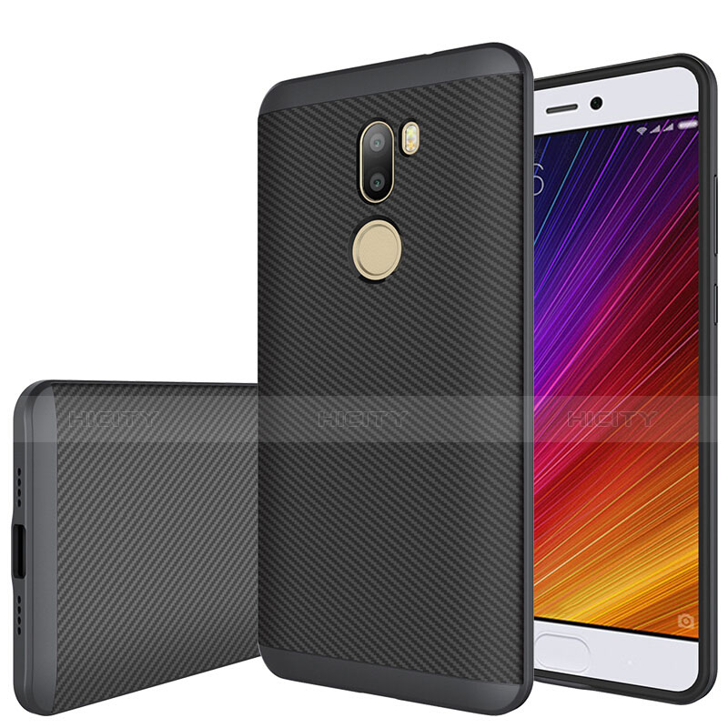 Funda Silicona Goma Twill para Xiaomi Mi 5S Plus Negro