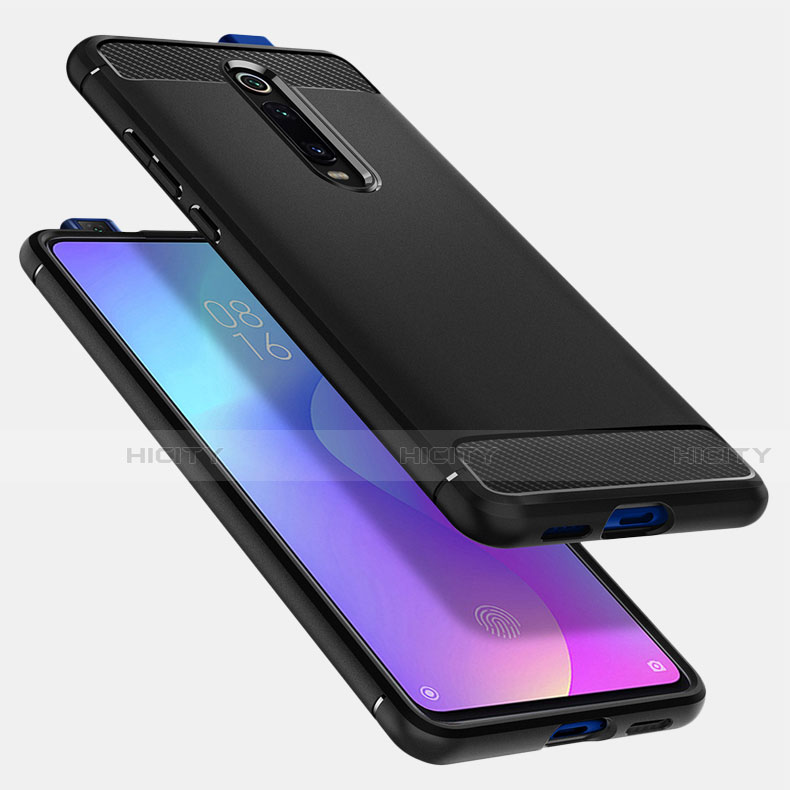 Funda Silicona Goma Twill para Xiaomi Mi 9T Pro Negro