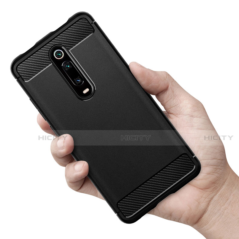 Funda Silicona Goma Twill para Xiaomi Mi 9T Pro Negro