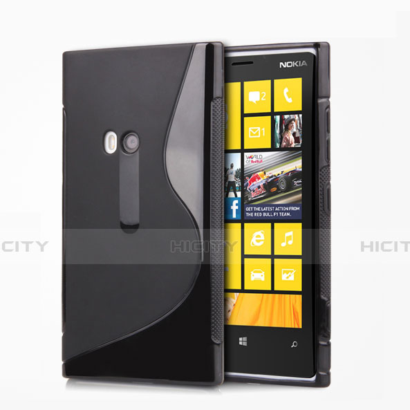 Funda Silicona S-Line para Nokia Lumia 920 Negro