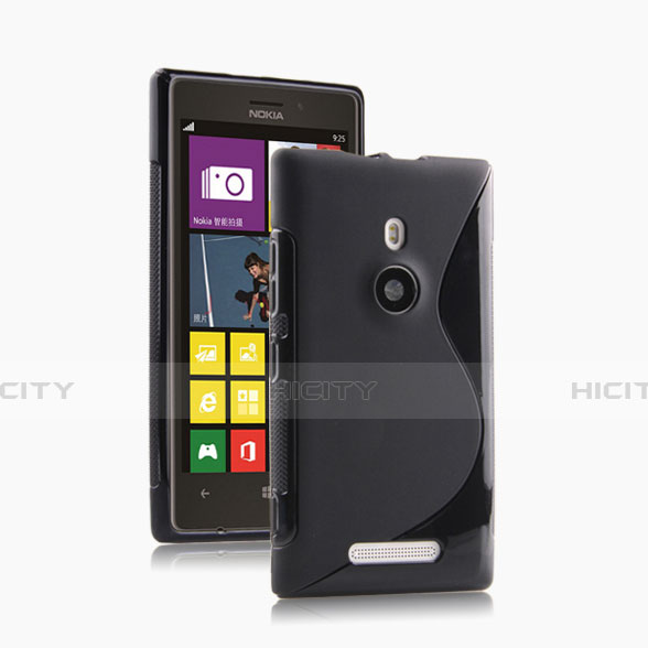 Funda Silicona S-Line para Nokia Lumia 925 Negro