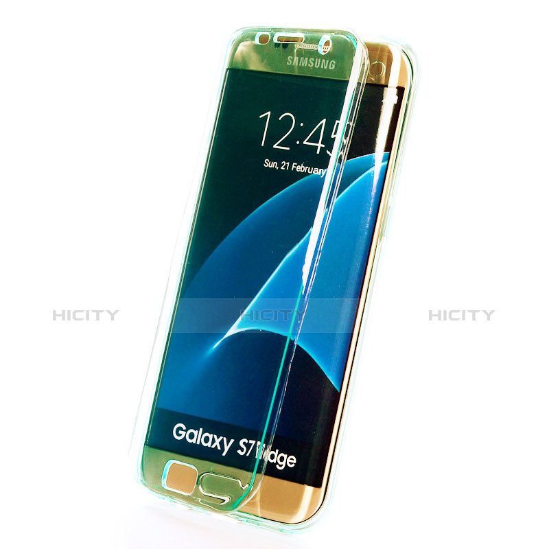 Funda Silicona Transparente Cubre Entero Carcasa para Samsung Galaxy S7 Edge G935F