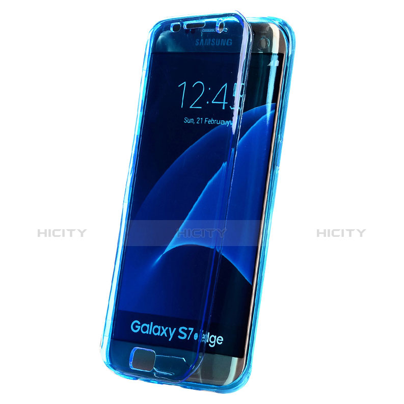 Funda Silicona Transparente Cubre Entero Carcasa para Samsung Galaxy S7 Edge G935F