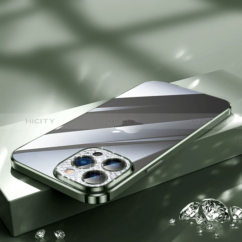 Funda Silicona Ultrafina Carcasa Transparente Bling-Bling LD2 para Apple iPhone 13 Pro
