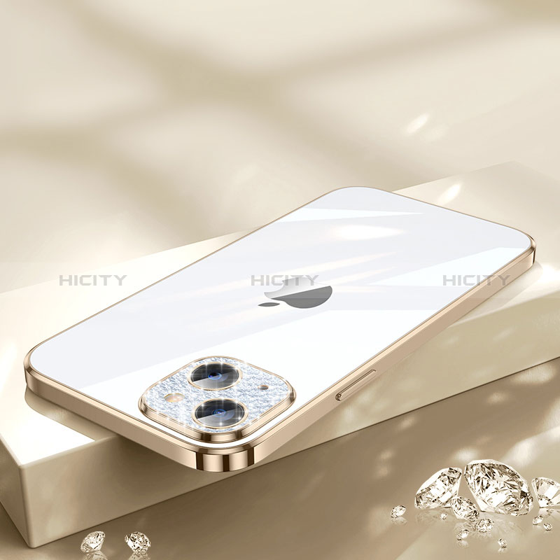Funda Silicona Ultrafina Carcasa Transparente Bling-Bling LD2 para Apple iPhone 14