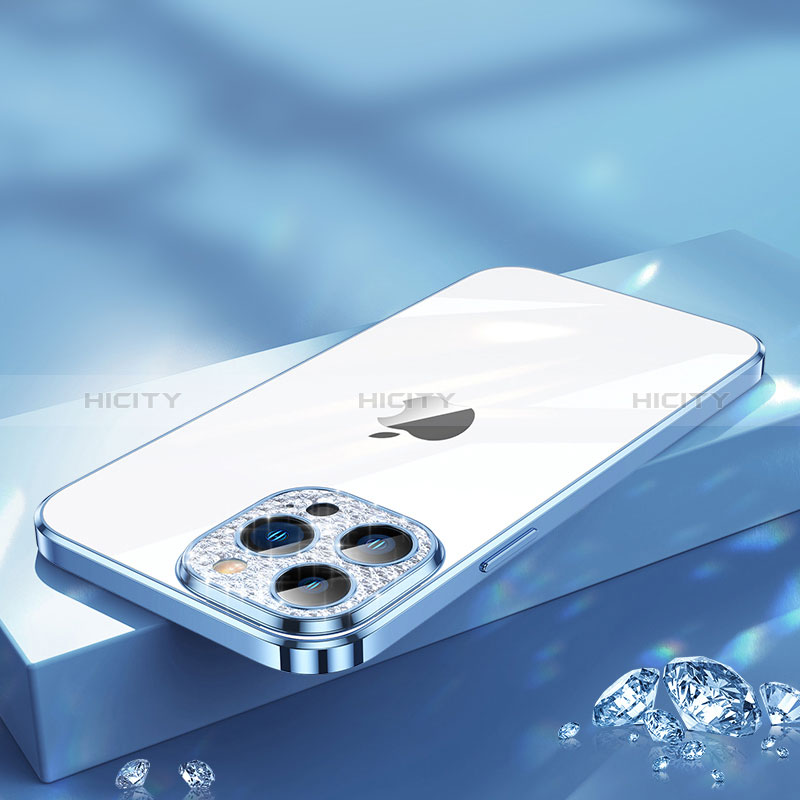 Funda Silicona Ultrafina Carcasa Transparente Bling-Bling LD2 para Apple iPhone 14 Pro