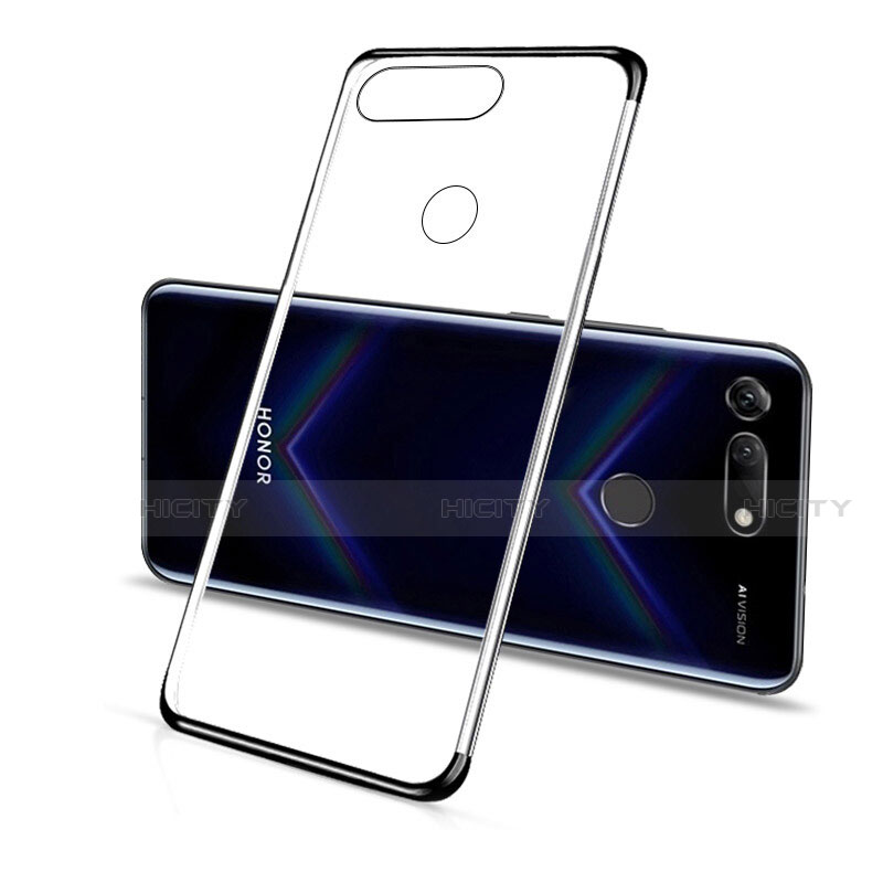 Funda Silicona Ultrafina Carcasa Transparente C01 para Huawei Honor V20 Negro