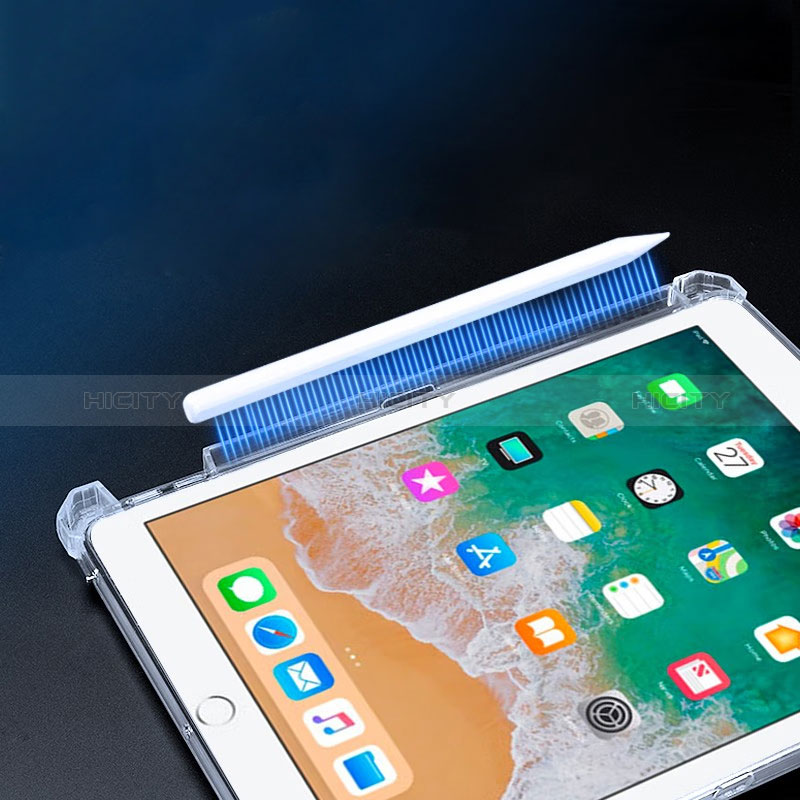 Funda Silicona Ultrafina Carcasa Transparente con Soporte para Apple iPad Air Claro