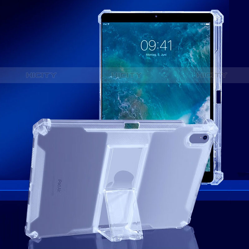 Funda Silicona Ultrafina Carcasa Transparente con Soporte para Apple iPad Pro 10.5 Claro