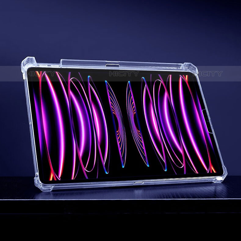 Funda Silicona Ultrafina Carcasa Transparente con Soporte para Apple iPad Pro 11 (2020) Claro