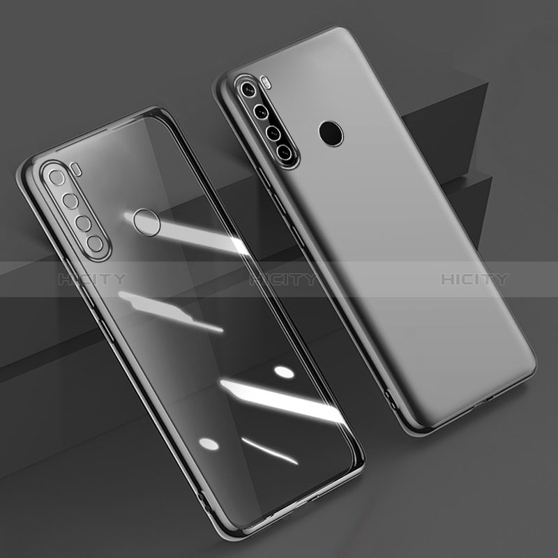 Funda Silicona Ultrafina Carcasa Transparente D01 para Xiaomi Redmi Note 8 (2021) Negro