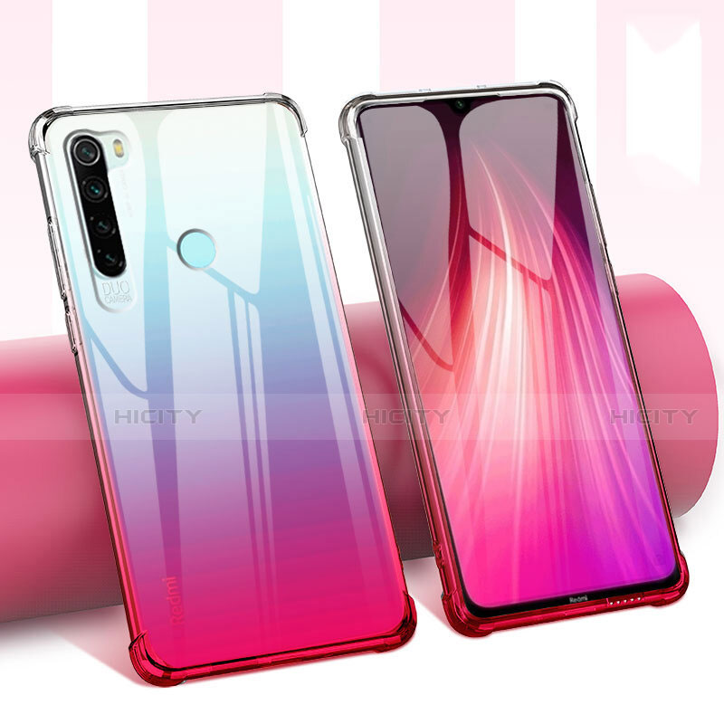 Funda Silicona Ultrafina Carcasa Transparente Flores para Xiaomi Redmi Note 8T