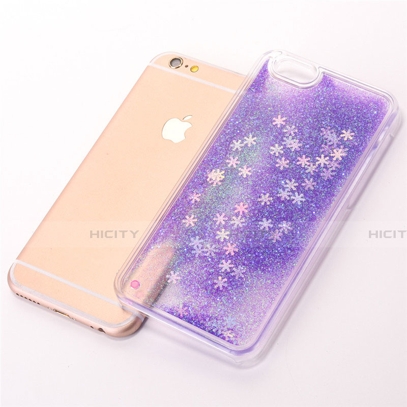 Funda Silicona Ultrafina Carcasa Transparente Flores T01 para Apple iPhone 6S