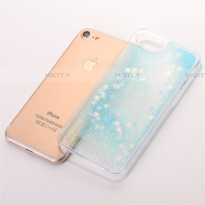 Funda Silicona Ultrafina Carcasa Transparente Flores T01 para Apple iPhone 8