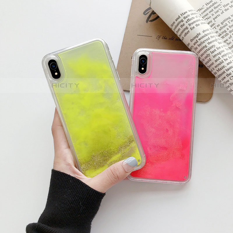 Funda Silicona Ultrafina Carcasa Transparente Flores T10 para Apple iPhone XR