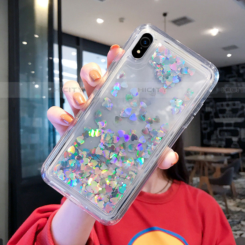 Funda Silicona Ultrafina Carcasa Transparente Flores T14 para Apple iPhone XR