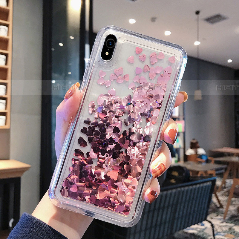 Funda Silicona Ultrafina Carcasa Transparente Flores T14 para Apple iPhone XR