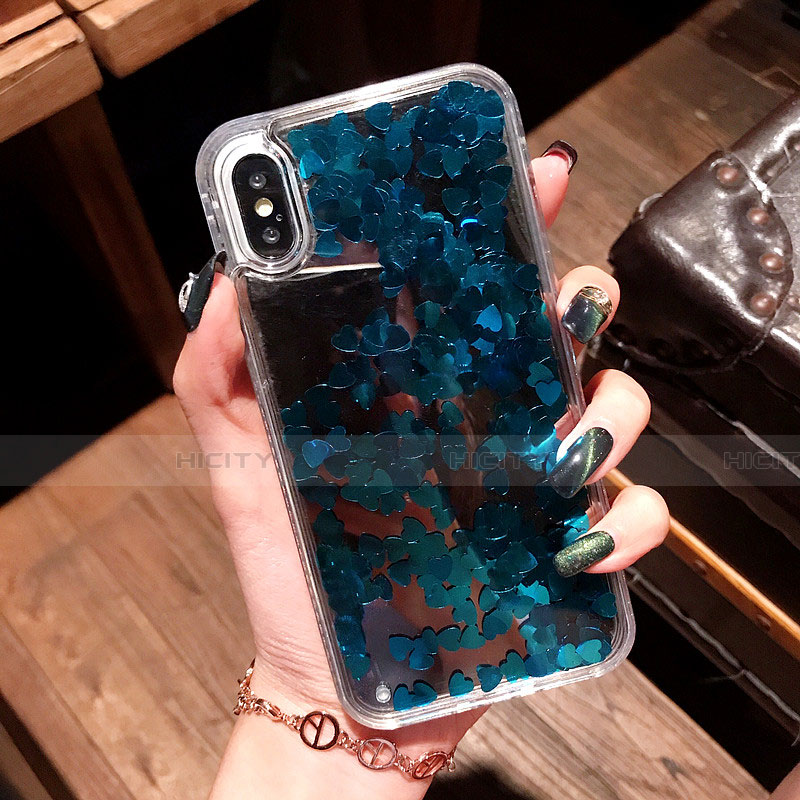 Funda Silicona Ultrafina Carcasa Transparente Flores T26 para Apple iPhone Xs Max