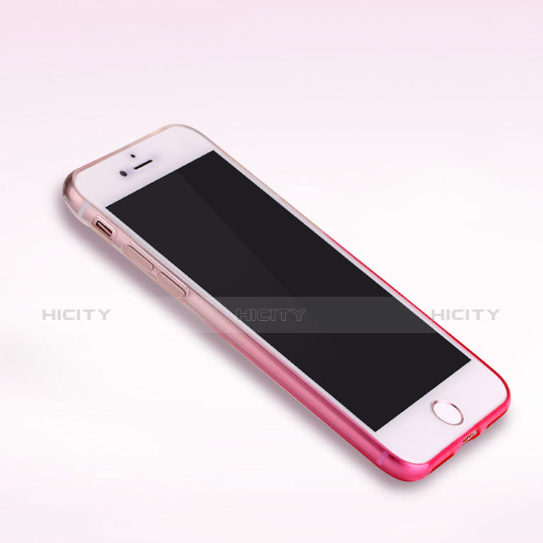 Funda Silicona Ultrafina Carcasa Transparente Gradiente G01 para Apple iPhone 8