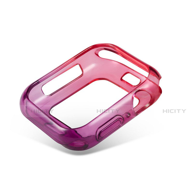 Funda Silicona Ultrafina Carcasa Transparente Gradiente G01 para Apple iWatch 5 44mm