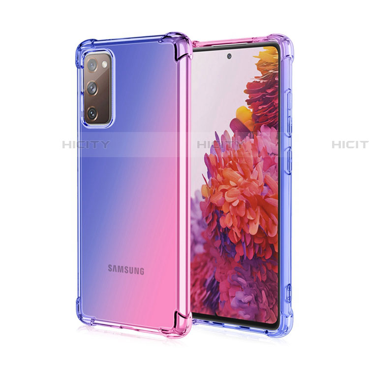 Funda Silicona Ultrafina Carcasa Transparente Gradiente G01 para Samsung Galaxy S20 FE 5G