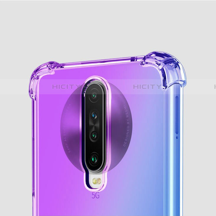 Funda Silicona Ultrafina Carcasa Transparente Gradiente G01 para Xiaomi Poco X2