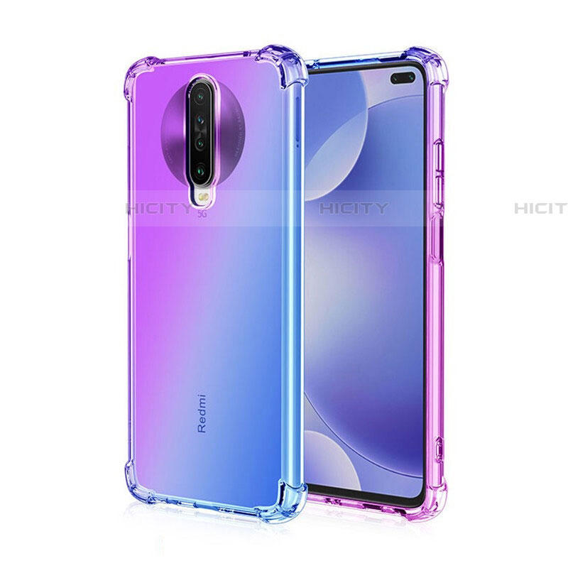 Funda Silicona Ultrafina Carcasa Transparente Gradiente G01 para Xiaomi Redmi K30 4G