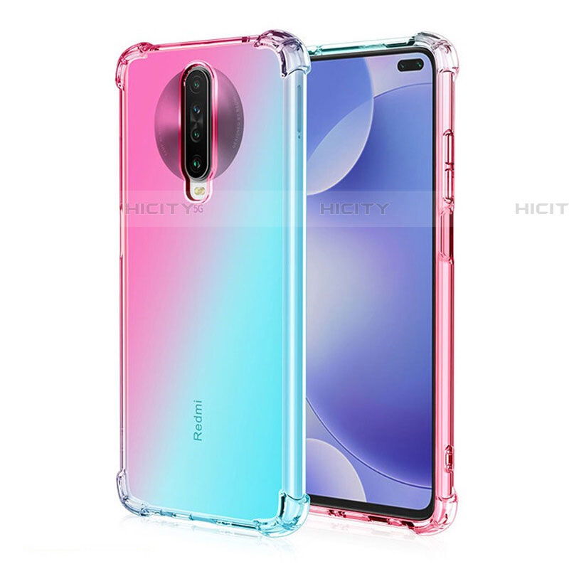 Funda Silicona Ultrafina Carcasa Transparente Gradiente G01 para Xiaomi Redmi K30 4G