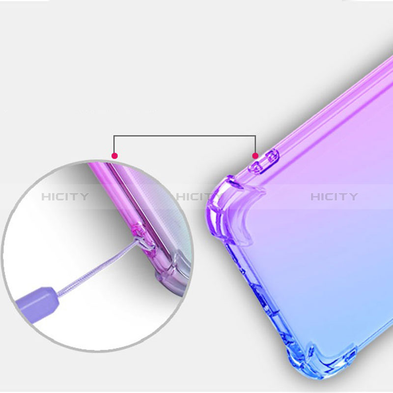 Funda Silicona Ultrafina Carcasa Transparente Gradiente para Realme 9 Pro+ Plus 5G